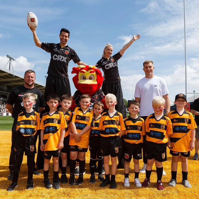 MC Environmental sponsor Risca Junior Under 8s Rugby team